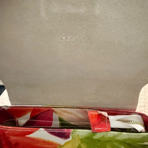 Leather floral bag from Vienna - Picture 4 of 5